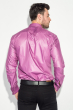 Рубашка мужская c запонками 50PD0020 фиолетовый