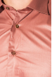 Рубашка мужская c запонками 50PD0020 коричневый