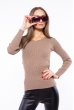 Кофта женская однотонная 162P045 капучино