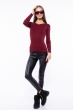 Кофта женская однотонная 162P045 бордовый