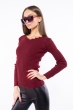 Кофта женская однотонная 162P045 бордовый