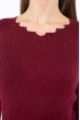 Кофта женская однотонная 162P045 бордовый