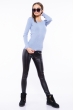 Кофта женская однотонная 162P045 голубой