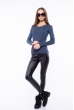 Кофта женская однотонная 162P045 темно-синий