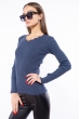 Кофта женская однотонная 162P045 темно-синий
