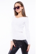 Кофта женская однотонная 162P045 белый