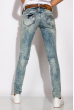 Стильные женские джинсы 120POS0302-1 синяя варенка