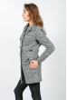 Пальто женское демисезонное 37P006 серый