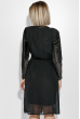 Платье женское с шифоновой накидкой 74PD320 черный