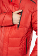 Куртка однотонная с капюшоном 157P1377 красный