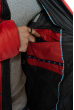 Куртка однотонная с капюшоном 157P1377 красный