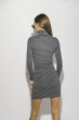 Платье Гольф в полоску 120PO4306 серый