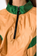 Плащевый спортивный костюм 117PD6363 горчично-зеленый