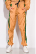 Плащевый спортивный костюм 117PD6363 горчично-зеленый