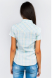 Рубашка женская 554KC001-3 молочно-мятный