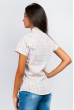 Рубашка женская 554KC001-3 молочно-персиковый