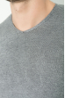 Пуловер мужской, однотонный 136V002 светло-серый