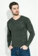 Пуловер мужской, однотонный 136V002 серый