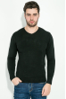 Пуловер мужской, однотонный 136V002 черный