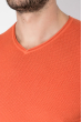 Пуловер мужской трикотажный 138V003 оранжевый
