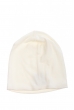 Шапка однотонная, на флисе 65P0033 молочный