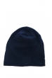 Шапка однотонная, на флисе 65P0033 темно-синий