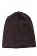 Шапка однотонная, на флисе 65P0033 грифельный меланж