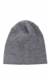 Шапка однотонная, на флисе 65P0033 серый меланж