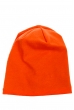 Шапка однотонная, на флисе 65P0033 оранж 