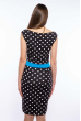 Платье женское 120P099-2 черно-голубой