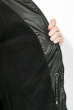 Куртка женская, удлиненная, с рюшами  69PD1076 черный
