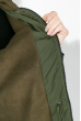 Куртка женская, удлиненная, с рюшами  69PD1076 хаки
