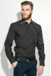 Рубашка мужская с ободком на воротнике 50PD0076 черный