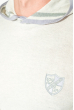Худи мужское трикотажное, с лого 50PD479-K светло-серый меланж