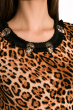 Леопардовая женская майка120PSO003 леопардовый