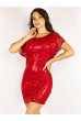 Платье красное 265P9004-3 красный
