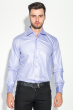 Рубашка мужская с контрастными запонками 50PD0060 сиреневый
