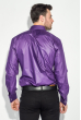 Рубашка мужская с контрастными запонками 50PD0060 сливовый