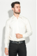 Рубашка мужская с контрастными запонками 50PD0060 молочный