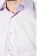 Рубашка мужская с контрастными запонками 50PD0060 светло-фиолетовый Рубашка мужская с контрастными запонками 50PD0060 светло-фиолетовый