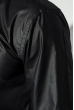Рубашка мужская с контрастными запонками 50PD0060 черный
