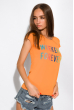 Стильная женская футболка  32P0165 оранжевый