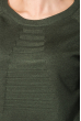 Туника женская с геометрическим узором на груди 619K005 зеленый