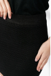 Юбка женская короткая, с фактурным узором 446K005 черный