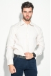 Рубашка мужская в стильных оттенках 50PD0120 молочный
