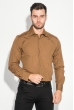 Рубашка мужская в стильных оттенках 50PD0120 коричневый