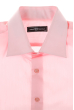 Рубашка мужская на пуговицах, однотонная 50P0345 светло-розовый