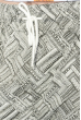 Шорты мужские с геометричным узором 978K001-1 серый