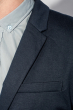 Пиджак мужской на пуговицах, классический 197F027-2 темно-синий