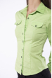 Рубашка женская приталенного покроя 118P006-2 салатовый